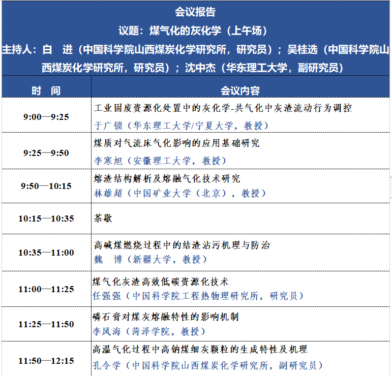 2023.10.21太原｜洁净煤“碳”索（九）——“煤气化的灰化学”学术沙龙直播预约