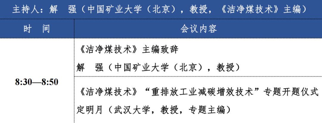 洁净煤“碳”索（十二）——首届“面向碳中和的CO2捕集与转化关键技术”学术沙龙暨“重排放工业减碳增效技术”专题开题仪式