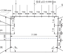 3308工作面轨道巷支护示意图