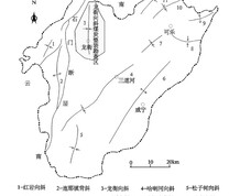 研究区位置与构造简图