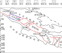 三塘湖煤田汉水泉矿区位置及西山窑组煤岩分布