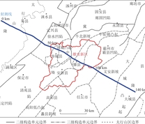 横跨雄安新区的深地震反射剖面位置