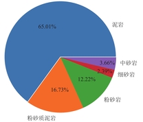 地层中不同岩性占比