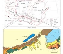 研究区区域大地构造位置及区域地质