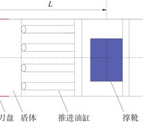 煤矿巷道的TBM掘进示意图