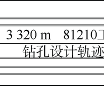 钻孔轨迹设计平面图