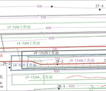 试验矿井区域位置及工作面布置