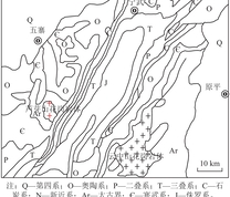 山西中北部吕梁期花岗岩分布 [31]