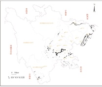 四川省煤矿分布示意图