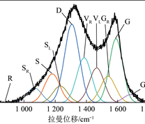 生物质焦十峰法分峰图例