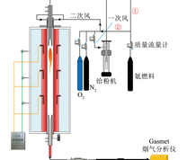 氨煤掺烧反应系统