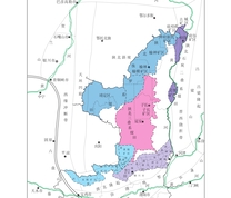 鄂尔多斯盆地构造区划及陕西煤田分布示意