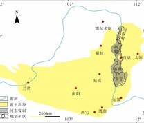 河东煤田地理位置与矿区分布